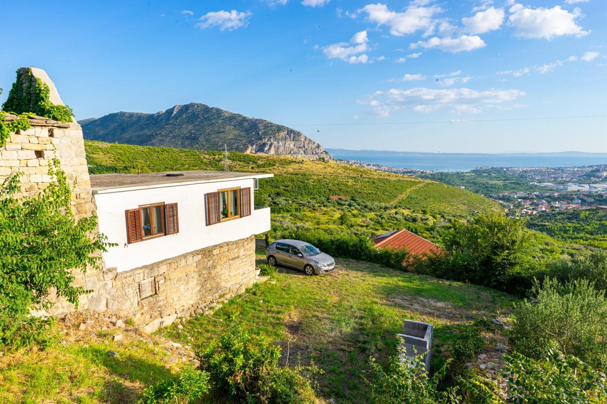 فيلا Olive Garden House In Zrnovnica With A View & Bbq المظهر الخارجي الصورة